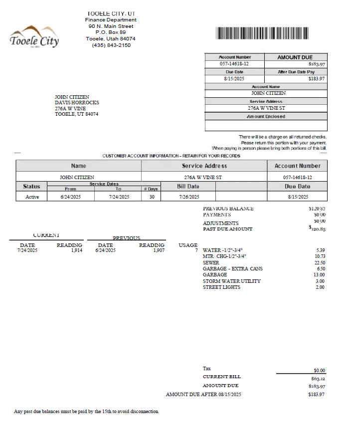  Minol USA business utility bill 